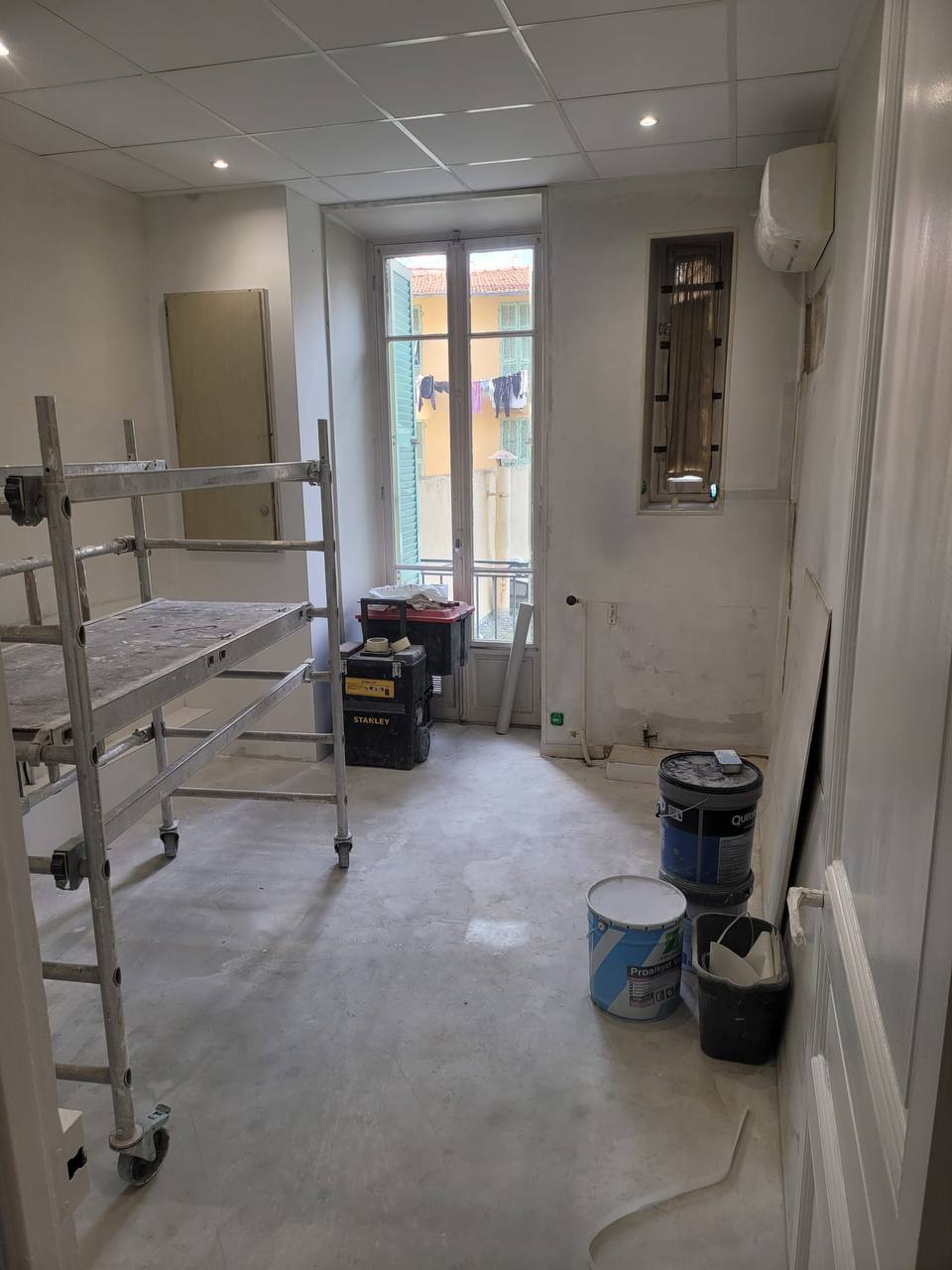 Après travaux